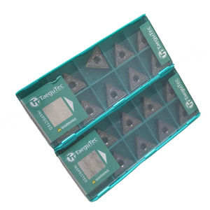 Plaquette en carbure TaeguTec OEM TNMG160408FG CT3000 pour outil de tournage extérieur CNC HRC65 revêtement PCD/PCBN Chine Garantie 1 an - Product Image 1