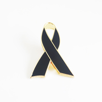 Broche en émail et métal à ruban bleu pour la sensibilisation au cancer de la prostate et à la prostatite, pour homme