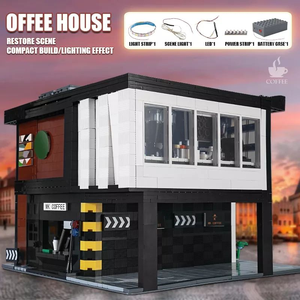 Mould King 16036 2728 Piezas Serie Street View, Cafetería, Bloques de Construcción, Modelo de Juguete Educativo Técnico, <span class=keywords><strong>Regalo</strong></span> Festivo - Product Image 4