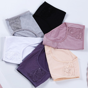 Mutandine da donna europee con pizzo in cotone, a doppio strato, a forma di pantaloncino, protettive di media gamma, per mamme - Vendita all'ingrosso - Product Image 3