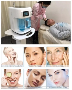 เครื่องดูดสิวแบบตั้งโต๊ะรุ่นใหม่ปี 2026 แรงดูด 70Kpa พร้อมระบบ Hydro Exfoliator Dermabrasion คริสตัล ช่วยผลัดเซลล์ผิว ขาวกระจ่างใส ยกกระชับใบหน้า V-Face และแปรงทำความสะอาดผิวหน้า - Product Image 6