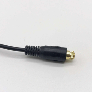 Câble adaptateur <span class=keywords><strong>audio</strong></span> plaqué or 3,5 mm mâle vers RCA femelle avec écrou de blocage, rallonge stéréo pour autoradio et home cinéma - Product Image 2