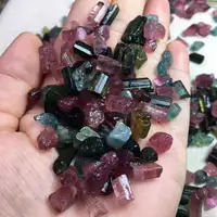 Natural Colorful Tourmaline, Rough Crystal, Healing Stone