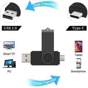 Memoria USB 2 en 1 Tipo C con Logotipo Personalizado, 128 GB, 64 GB, 32 GB, 16 GB, 8 GB, 4 GB, Pendrive, Venta al por Mayor - Product Image 4