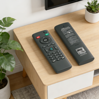 Télécommande vocale sans fil OEM/ODM à alimentation unique, compatible avec les boîtiers Smart TV