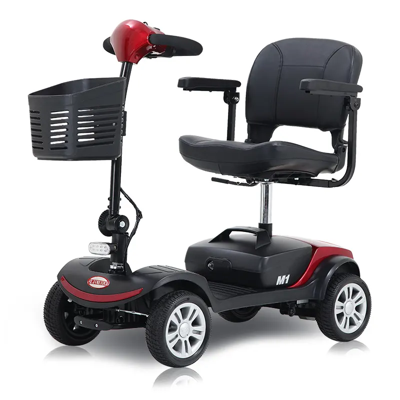 Электрические складные мобильные скутеры для пожилых людей с 4 колесами для инвалидов