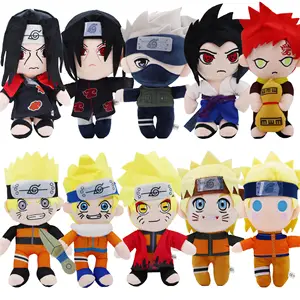 Fashion 20cm Anime Plush Toys Cute Uchiha Itachi Kakashi Figure Stuffed Dolls Ninja Narutos High Quality Plush Dolls for Boys