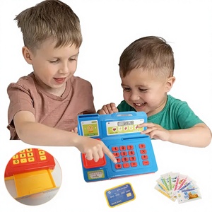 <span class=keywords><strong>Caisse</strong></span> <span class=keywords><strong>enregistreuse</strong></span> de supermarché transfrontalier pour <span class=keywords><strong>enfants</strong></span>, maison de jeu éducative, mini-comptoir de <span class=keywords><strong>caisse</strong></span> de simulation, jouet multicolore - Product Image 1