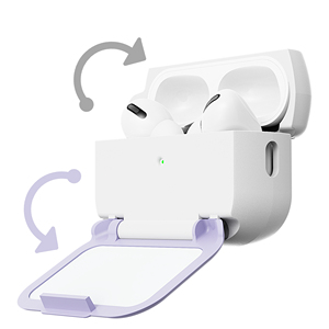 Étui de protection antichoc multicolore pour écouteurs avec miroir de maquillage pour Airpods 1/2/3/4 et support pour Airpods Pro 2 3 - Product Image 4