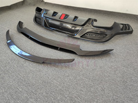 Kit de carrosserie en queue de canard de diffuseur arrière de lèvre avant en fibre de carbone 3K de haute qualité pour kit de carrosserie Mercedes Benz GLE GLE300 GLE420