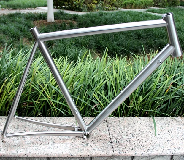Telaio per bicicletta da strada in titanio 700C telaio per bici da strada in titanio 700C telaio per bici da ciclocross in titanio 700C