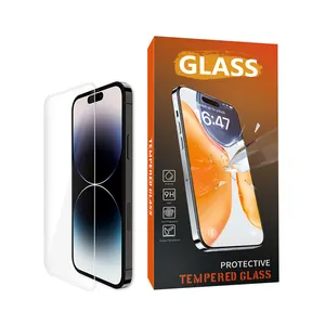 2.5D 9H Bildschirmschutz gehärtetes Glas antistatische Privatsphäre Bildschirmschutz für iPhone 12 13 14 15 Pro Max Mini SamsungS23 S24