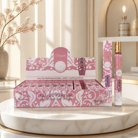 Coffret Cadeau Eau de Parfum Rose Pétale Cylindrique Slim pour Lui & Elle – Idéal Anniversaire, Soirée Romantique, Demande en Mariage – Tenue Toute la Journée
