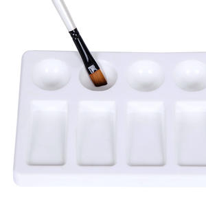 <span class=keywords><strong>Palette</strong></span> d'artiste SINOART 19x11cm à 10 alvéoles pour aquarelle, acrylique et huile, en plastique - Product Image 5