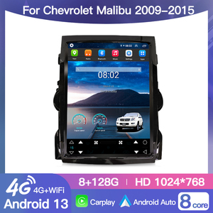 HFMidia Autoradio 12,1 pouces avec écran vertical, lecteur multimédia vidéo Bluetooth pour Chevrolet Malibu 2009-2015, lecteurs vidéo sans fil - Product Image 2
