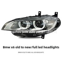 Ensemble de phares de haute qualité pour X6 E71 2008-2014 avec phares à LED de style nouveau 12V avec projecteur Angel Eye, garantie de 6 mois