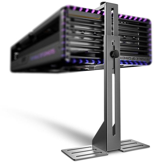 Adjustable Aluminum GPU Support Bracket Graphics Card Holder Vertical Mount Anti Sag Sturdy Durable PC Case Accessory