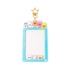 Porta Tarjetas de Acrílico con Diseño de Dibujos Animados, Personalizado, Bonito y Ligero, Llavero de Plástico, Regalo Promocional - Product Image 1
