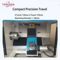Hochpräzise TCA210 Desktop-Schrägbett-CNC-Drehmaschine mit Stabiler Drehpräzision