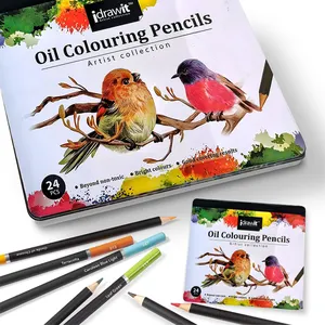סיטונאי 72 Pcs מקצועי עפרונות ספוט צבע שמן בצבע מבוסס עפרונות