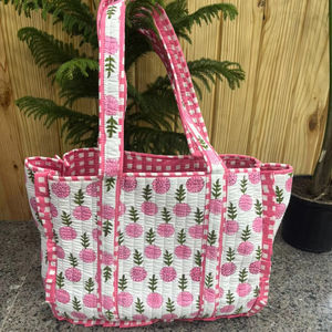 Sac fourre-tout en coton super vendu, sac de shopping/sacs à bandoulière, sac matelassé pour femme, sac de voyage week-end, sac de transport, sacs fourre-tout faits main - Product Image 1