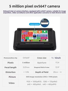 Carte de développement Weixue ESP32-P4 avec écran tactile de 3,5 pouces, caméra OV5647, interaction vocale IA, USB Type-C et Wi-Fi 6 pour 5 - Product Image 2