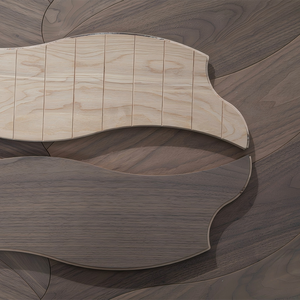 Parquet de Nogal Negro Multicapa de 14 mm, Resistente al Agua, Antideslizante, Raspado a Mano, Grado AB, Diseñado para Hogares de Lujo - Product Image 2