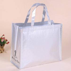 Sacs à provisions non tissés enduits au laser personnalisés sacs à main péritonéaux excellentes caractéristiques publicitaires produits imprimés personnalisés - Product Image 3