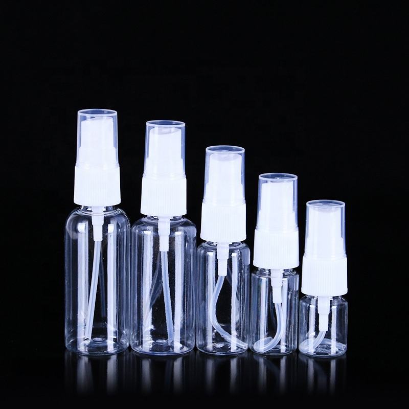 Transparent Square Fine Mist Spray Bottle Perfume Liquid Container
