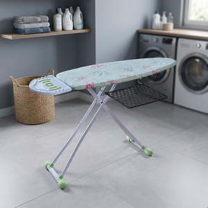 Planche à repasser Ellipse Lux Mini moderne, portable, pliable, à hauteur réglable, avec housse en tissu durable, couleur personnalisable, pour vêtements et usage domestique - Product Image 2