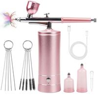 Kit de pinceaux à air chaud 3 en 1 pour le maquillage Ombre Nail & Hair Paint Machine Gun Cake Decoration Airbrush