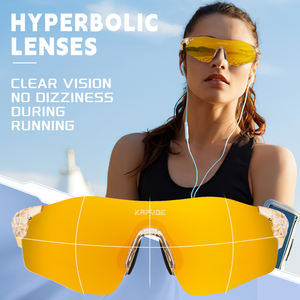<span class=keywords><strong>KAPVOE</strong></span> Lunettes de course Lunettes de soleil de sport Lunettes de soleil unisexes TR90 Sport Performance Cyclisme Lunettes de soleil - Product Image 5