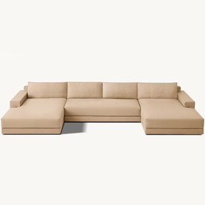 Modern Luxury Design Living Room Furniture Chaise <strong>Wood</strong> <strong>Frame</strong> Modular Sectional Couches U Shape <strong>Sofas</strong> - Product Image 4
