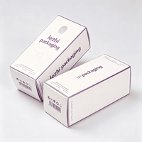 Boîtes en carton personnalisées avec logo imprimé, emballages cosmétiques pour huiles essentielles, boîtes en carton pour flacons de parfum, emballages en papier