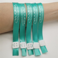Bracelet à perles élastiques, cordon cylindrique fileté en plastique, boucle réglable, lanière à clip, 1 pièce