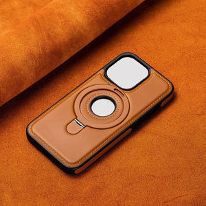 GSCASE Anneau magnétique Couverture arrière en <span class=keywords><strong>cuir</strong></span> Pu Etuis de téléphone portable Accessoire pour <span class=keywords><strong>iphone</strong></span> 15 <span class=keywords><strong>Pro</strong></span> <span class=keywords><strong>Max</strong></span> 16 13 <span class=keywords><strong>12</strong></span> 11 Xr 14 - Product Image 2