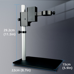 60MP microscopio digitale 4K 150x ingrandimento con supporto in metallo <span class=keywords><strong>HDMI</strong></span> <span class=keywords><strong>Output</strong></span> e luce ad anello a LED regolabile per ispezione industriale - Product Image 6