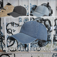 Casquette de baseball en coton réglable avec logo personnalisé, style streetwear, 6 panneaux, style vintage, décontractée pour l'extérieur