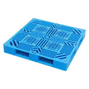 Plateau de support en acier industriel d'entrepôt recyclable Simple <span class=keywords><strong>double</strong></span> face empilant la palette en plastique résistante européenne - Product Image 4