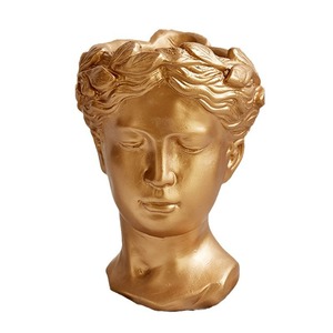 Grands pots à fleurs décoratifs avec visage mignon et drainage <span class=keywords><strong>pour</strong></span> la décoration intérieure, cadeaux du Nouvel An, pot de fleurs sur pied - Product Image 5