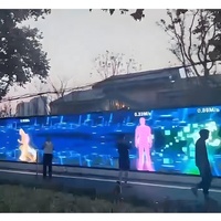 Jeu de sport de plein air interactif de capteur de lumière de piste de course d'affichage de mur de LED pour le gymnase de lieu public