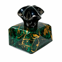 Flacon de parfum cylindrique de luxe personnalisé en verre mat, finition artistique blanc cassé, vide, rechargeable, avec atomiseur