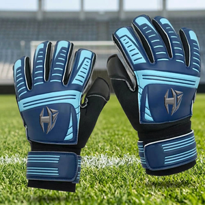 Goalkeeper Top Quality Sports <b>Gloves</b> Backhand Silicon Printing Thumb Wrap Customized logo Professional soccer <b>Gloves</b> - Product Image 2