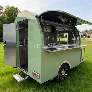 2025 Fast Vending <b>Cart</b> Truck Usa Equipped Fully Loaded Food Trailer Mobile <b>Kitchen</b> Container - Product Image 2