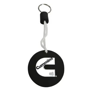 Custom Design 3D Foam Soft black Floating eva material Keychain