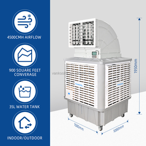 Enfriador de aire de descarga única de 25000cmh Industrial portátil al aire libre abierto Camping fiesta desierto techo montado enfriador de aire evaporativo - Product Image 6