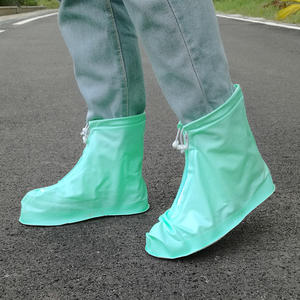 Chaussure d'extérieur en PVC réutilisable, imperméable, protège de la <span class=keywords><strong>pluie</strong></span>, botte, vente en gros, Offre Spéciale - Product Image 3