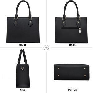 RZCK Sac fourre-tout pour ordinateur portable de 15.6 pouces pour femmes, mallette d'ordinateur de bureau avec pochette, sac à main pour le travail et le bureau - Product Image 5