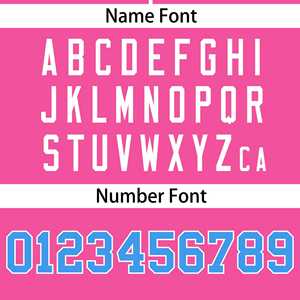 Maillot de softball personnalisé à deux boutons, coloris rose, blanc et bleu poudré, authentique et personnalisable - Product Image 3