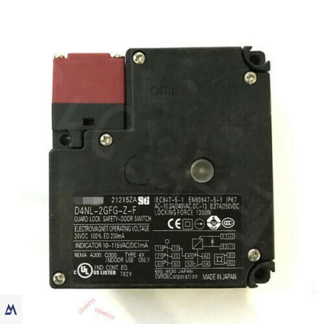 1PC New D4NL-2GFG-Z-F CNC Machine Tool Safety Door Lock Switch PLC Programming Compatible Ethernet 220V One Year Warranty
